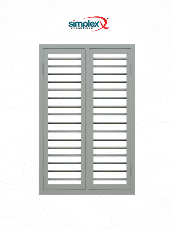 2 panel french window