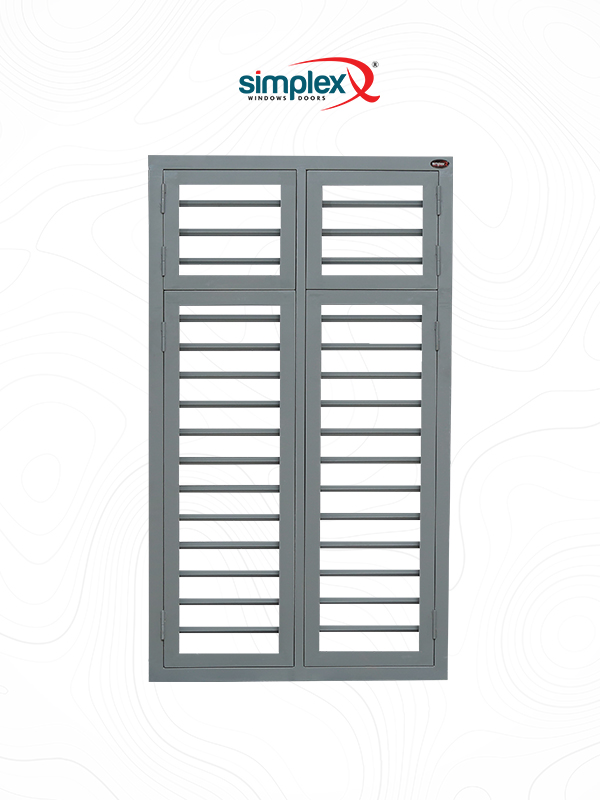 2 panel french window