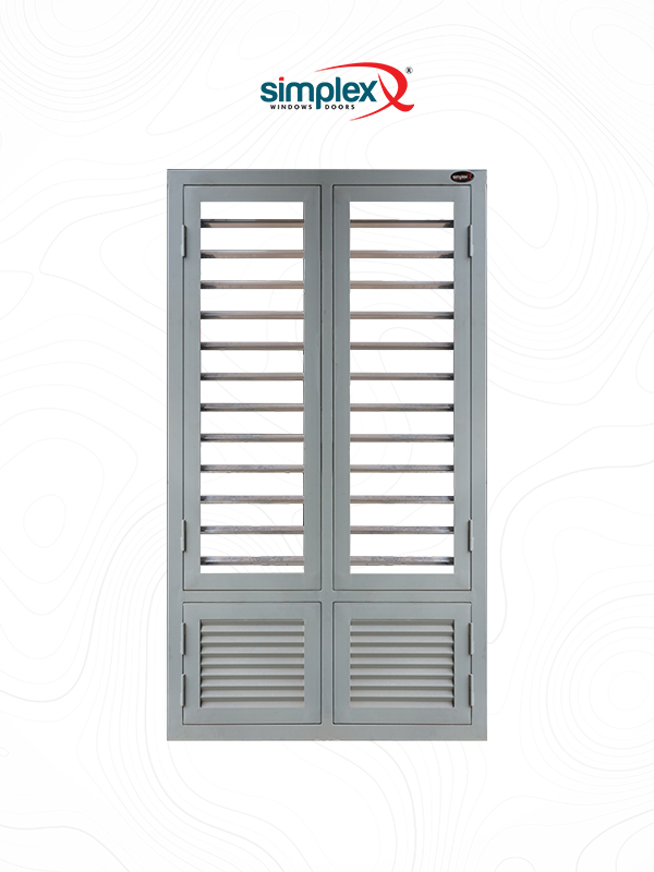 2 panel french window