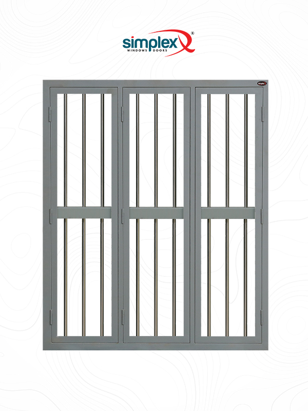 3 panel french window