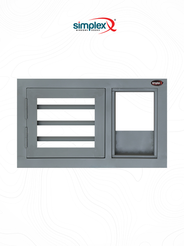 Ventilator with exhaust